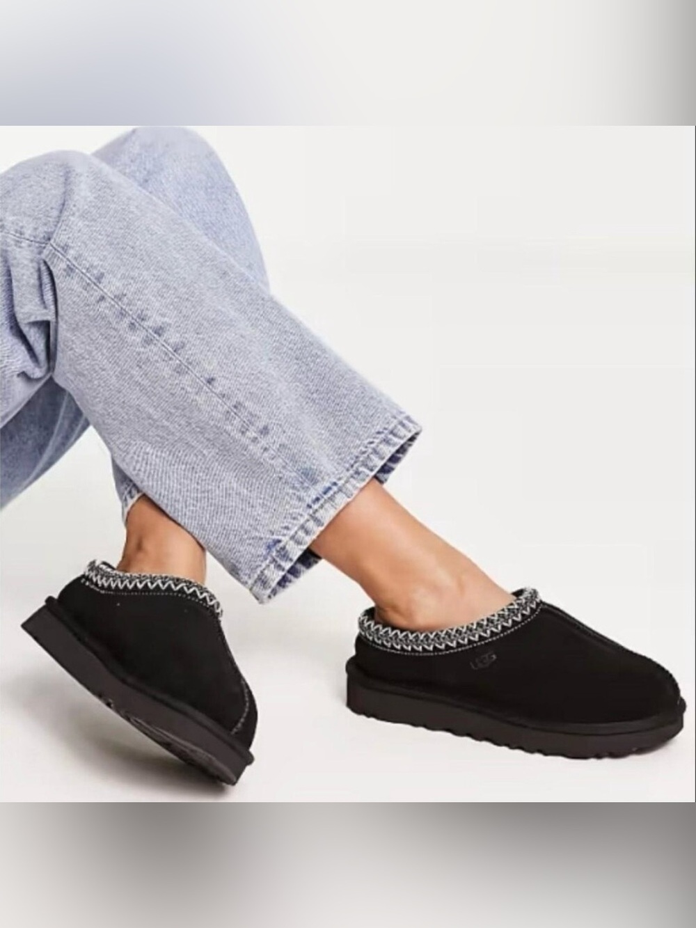 UGG Tasman II Slippers Black Size 8